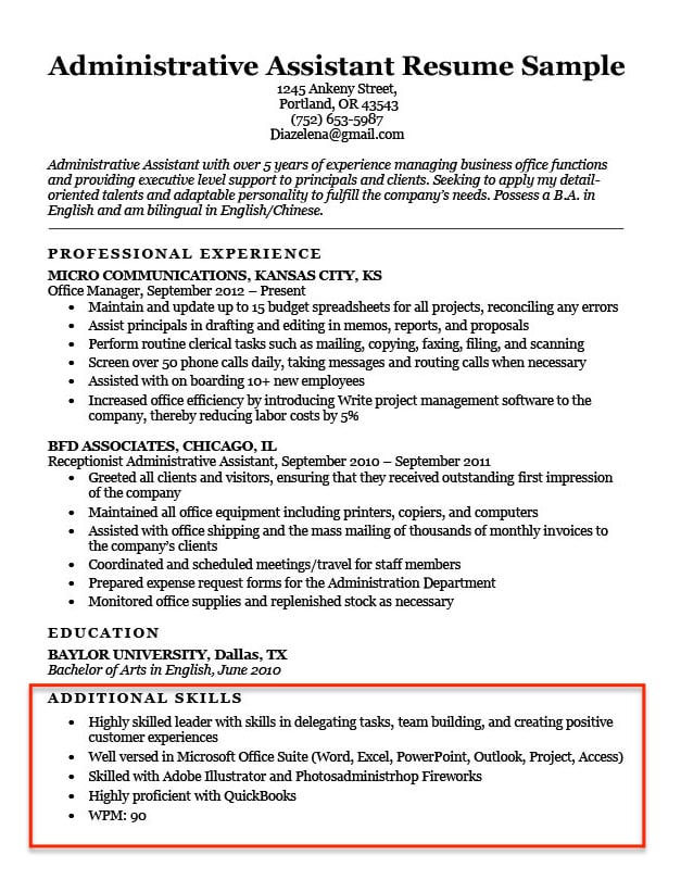 20+ Skills for a Resume Examples & How to List Them in 2020