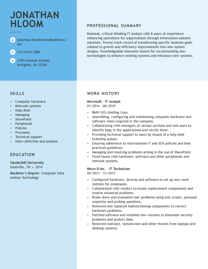 The 42+ Reasons for Example Of A Resume? We've got example resumes for