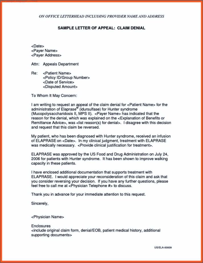 Sample Letter Of Appeal For Reconsideration Sample Templates Sample