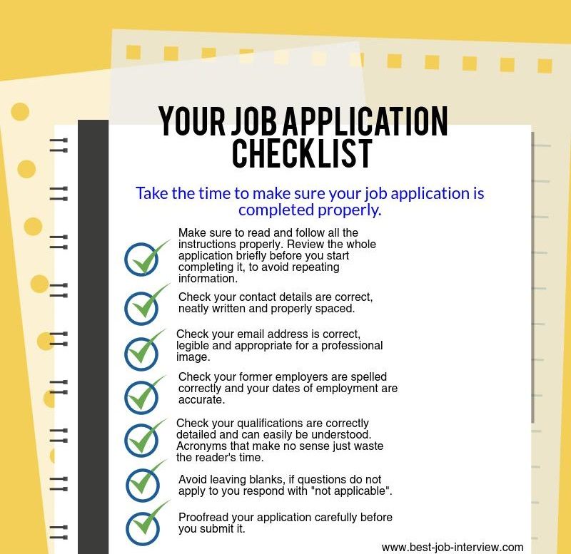 Best Job Application Tips Job application, Job interview tips, Job