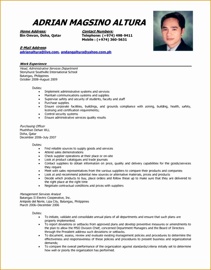 7 Sample Of Comprehensive Resume Free Samples , Examples & Format