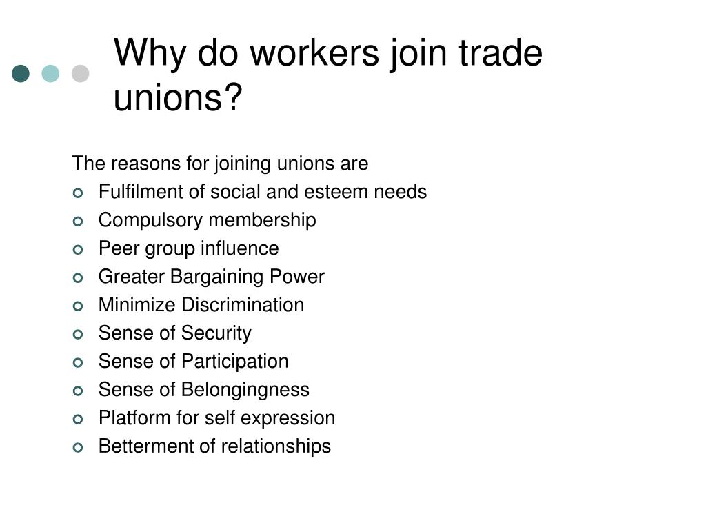 PPT Trade Unions PowerPoint Presentation, free download ID3540148