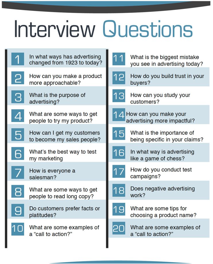 Question To Ask Interviewer The questions to ask in an informational