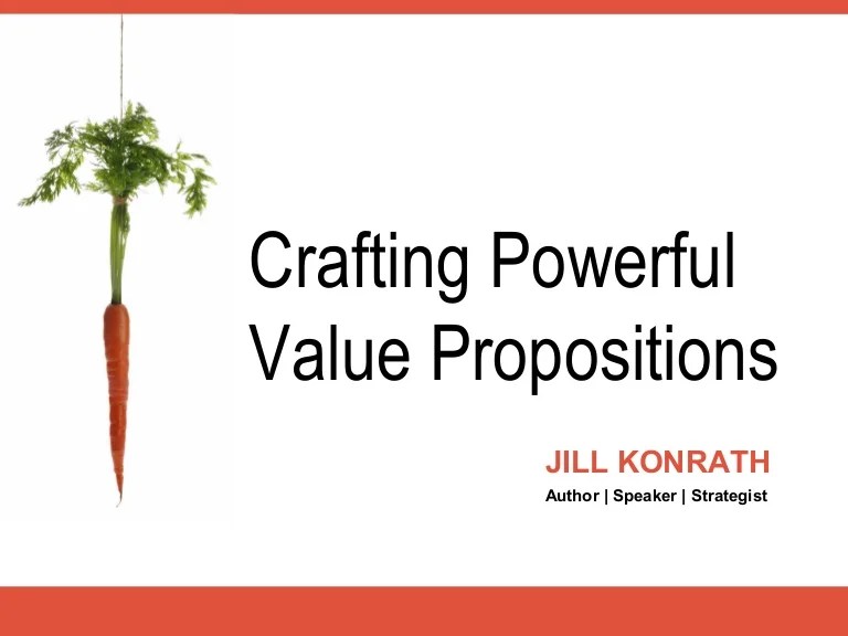 Crafting Strong Value Propositions