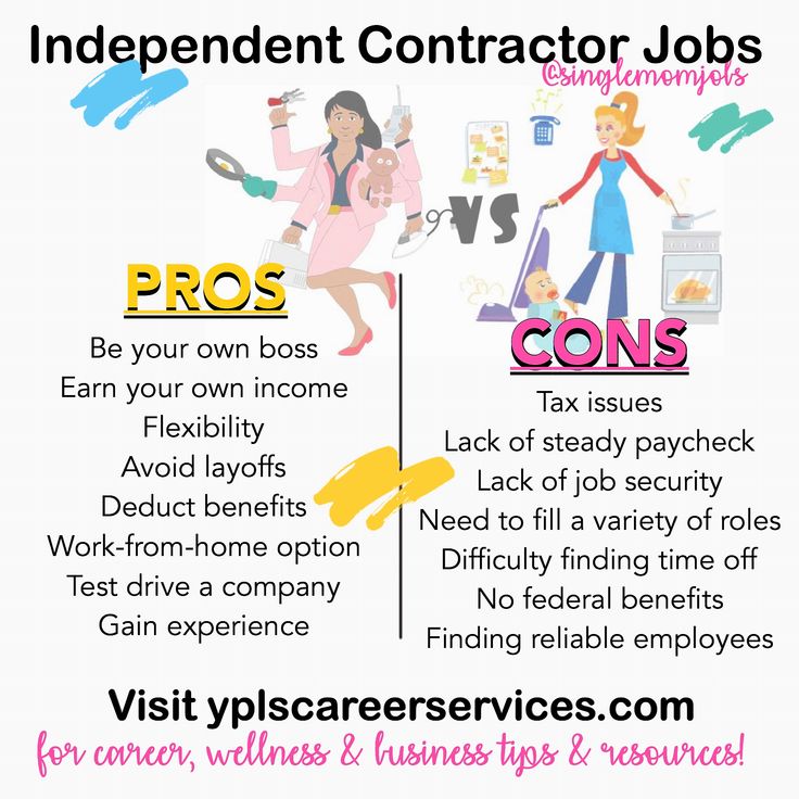 Independent Contractor vs Employee Pros and Cons Independent