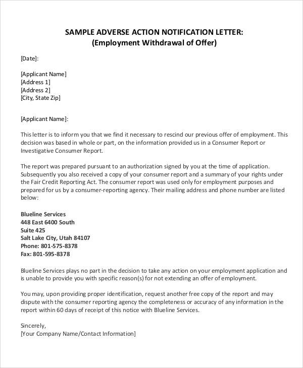 FREE 47+ Sample Employment Letter Templates in PDF MS Word