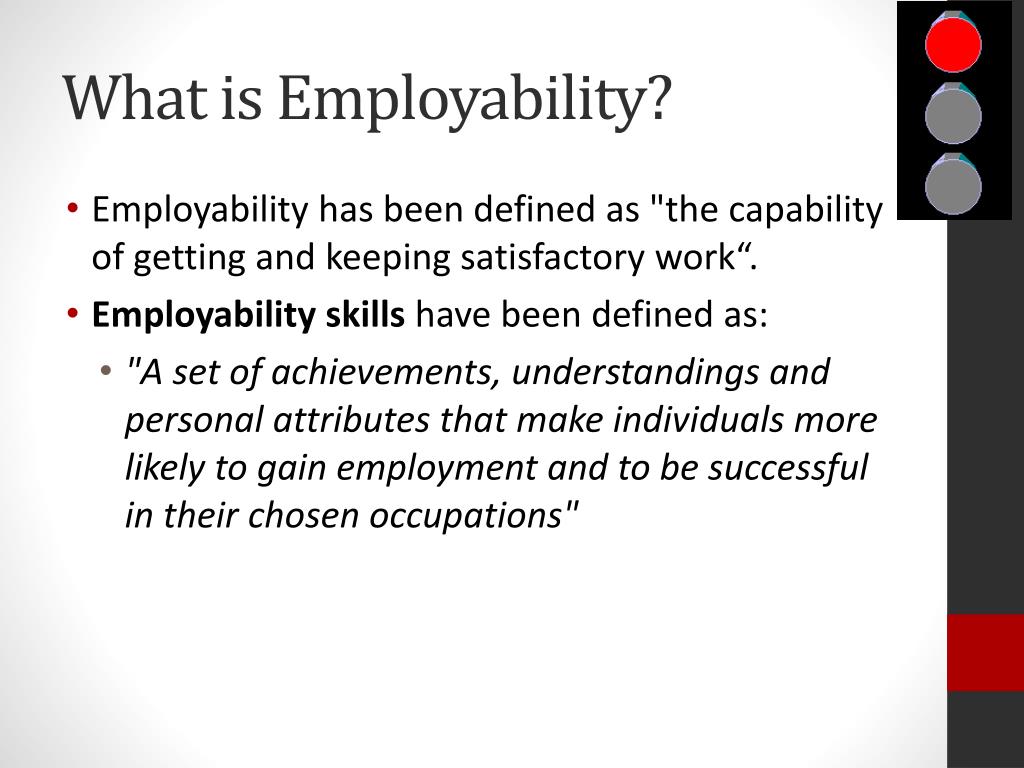 PPT Employability Skills PowerPoint Presentation, free download ID