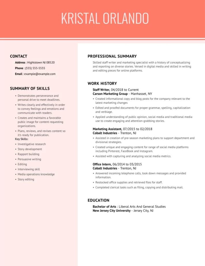 Example Of A Resume / Consulting Resume Sample Free Download + Writing