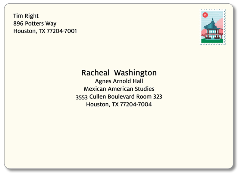 Address Formatting University of Houston