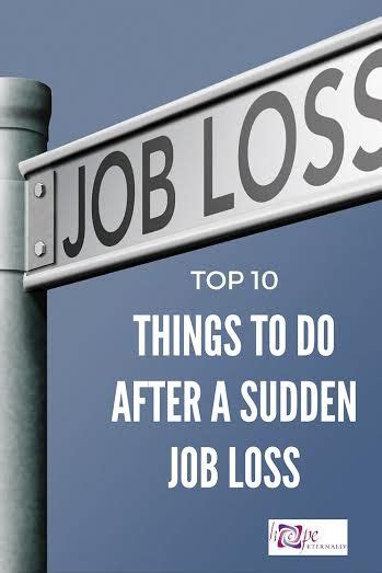 5 Things To Do After The Loss Of A Job Cara Palmer Blog in 2020