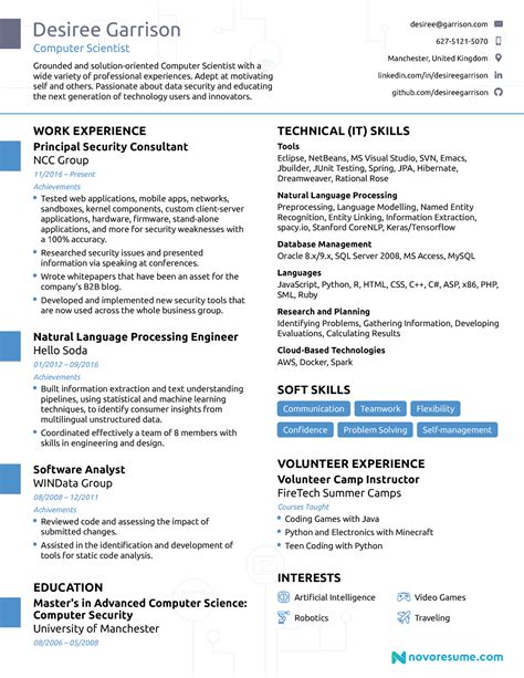 Explore Our Sample of Chronological Order Resume Template