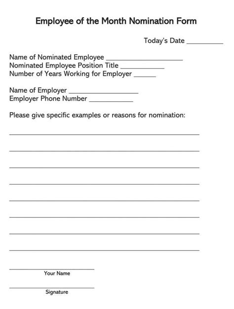 Nomination form online Fill out & sign online DocHub