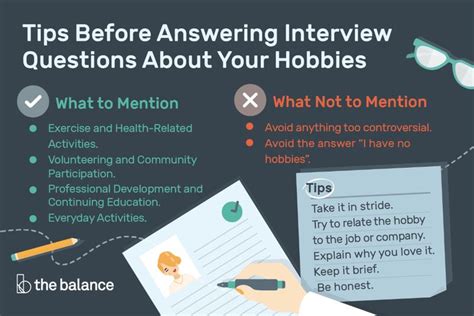 Tell Us About Your Hobbies 11 interview question and answer for