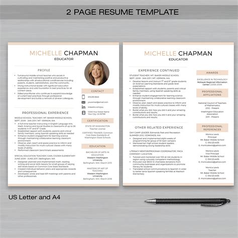 2 Page Resume Format Can Resumes Be 2 Pages in 2022? (20+ Examples)