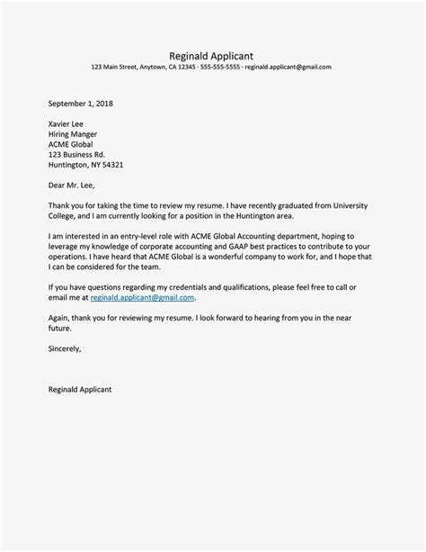 Job Inquiry Letter Examples and Templates