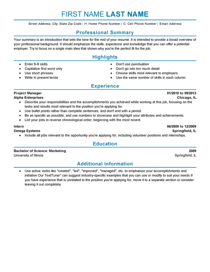 Professional Experienced Samples Resume Manager Resume Examples And
