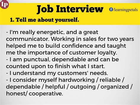 interview tip through Just Jobs