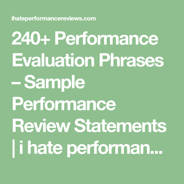Pin on Performance Review Tips