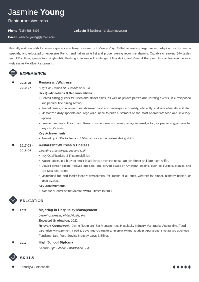 Resume Examples for Teens with Templates and Writing Tips
